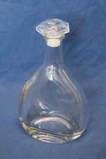 bottiglia vetro cristallo boemia liquore decanter whisky vodka anni 70 80 XX sec