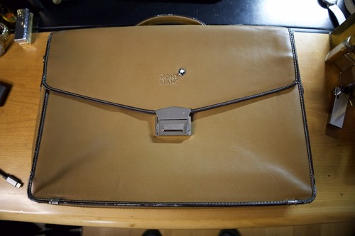 Montblanc valigetta pelle