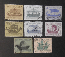 POLONIA POLAND,POLSKA 1963 " VELIERI "  8 Valori Cpl set USED