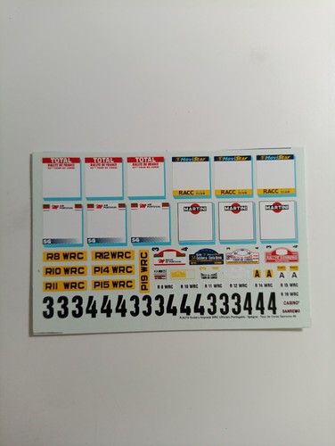 Decals subaru impreza wrc - subaru,
