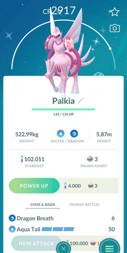 Pokémon shiny palkia - palkia, origin