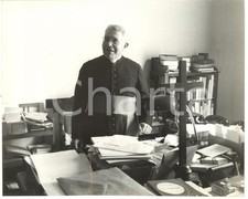 1958 ROMA Ritratto del cardinale Domenico TARDINI nel suo studio - Foto 25x20