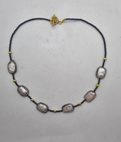 Collana sera con grandi - da,