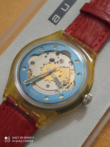 Swatch automatico 1992 red - swatch,