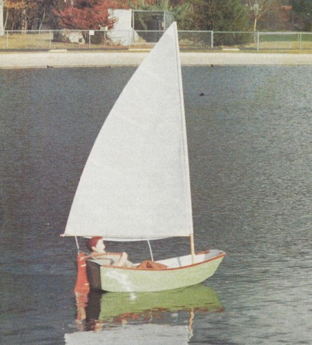 Modello barca vela pram - di,