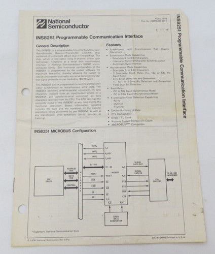 1978 national semiconductor - national,