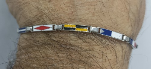 Bracciale argento nautico - bracciale,