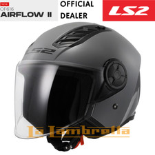 CASCO JET NEW LS2 AIRFLOW 2 II OF616 GRIGIO NARDO PRESE ARIA