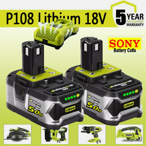 Per batteria ryobi - 2x,
