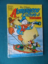 ED. MONDADORI   A. O . N 26   ALMANACCO  ESTIVO  TOPOLINO   ORIGINALE 1954 !!!