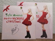 Taylor Momsen's THE PRETTY RECKLESS CHRISTMAS Red Vinyl SIGNED Insert LP