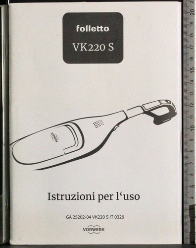 Folletto vk220 istruzioni - folletto,