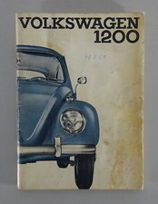 ' Uso VW Maggiolino 1200 Berlina + Cabriolet Esportazione Modello Di 8/1964