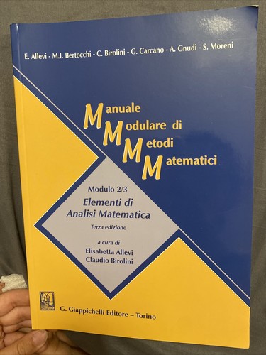 Elementi analisi matematica - elementi,