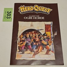 HeroQuest Quest Book Against the Orde Orchi Espansione Originale 1a Edizione