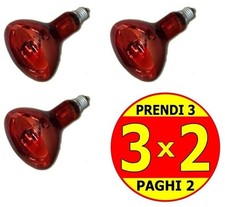 Lampada Riscaldante Infrarossi per terrari e piccoli animali