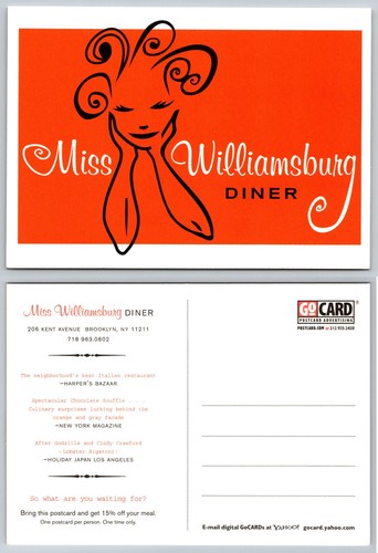 Cartolina miss williamsburg - miss,