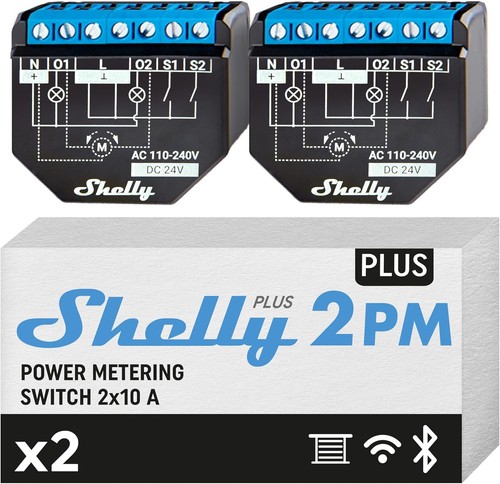 Shelly plus 2pm confezione - shelly,