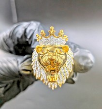 Anello uomo testa di leone