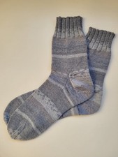 Calzini di lana lavorati a mano taglia 42/43 (28cm) knitted wool socks handmade
