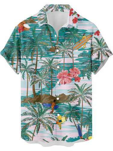 Camicia uomo retrò hawaiana - uomo,