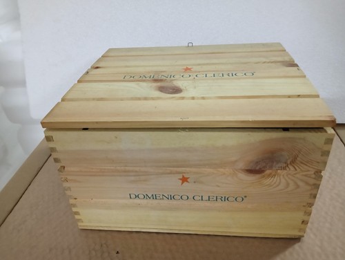 Scatola legno 6 bott - legno,
