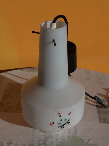 Lampadario vintage vetro - lampadario,