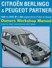 CD WORKSHOP MANUAL CITROEN BERLINGO PEUGEOT PARTNER 1996-2005 Petrol-Diesel