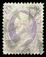 US # 153 24¢ Scott, usato in