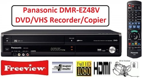 Panasonic dmr ez48v dvd vcr - dvd,