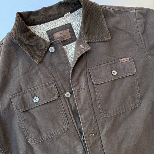 Giacca grande marrone woolrich - giacca,