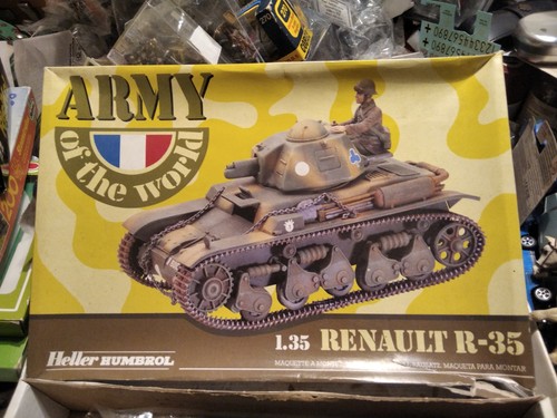 Heller carro renault - heller, 1/35-