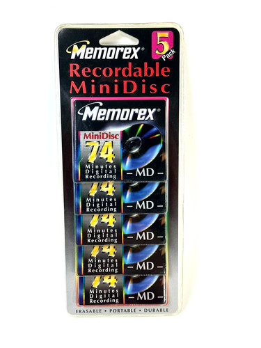 Memorex minidisc registrabile - minidisc,