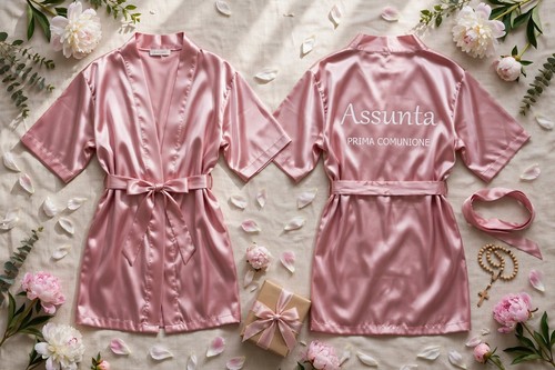 Vestaglia donna raso - , rosa