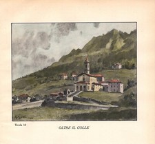 Stampa antica OLTRE IL COLLE