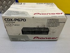 Pioneer CDX-P670 Lettore Multi-CD - Nuovo (Omaggio P+P)
