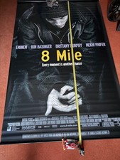 Eminem 8 Mile 2002, Original Vinyl Film Movie Banner, 150cm x 236cm
