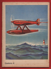 QUADERNO IDROVOLANTE FASCIO NON USATO PERFETTO CARTIERA PIGNA ANTEGUERRA