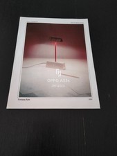 1985 FONTANA ARTE LAMPADA 2730 SCINTILLA TAVOLO PIERO CASTIGLIONI AD PUBBLICITA