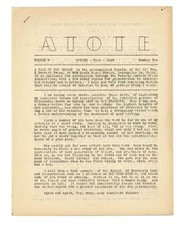 ATOTE A Tale of the 'Evans E