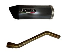 Terminale di Scarico GPR Furore Poppy Racing Nero opaco Cf Moto 650 Gt 2022 2024