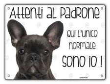 Cartello cane Bulldog Francese