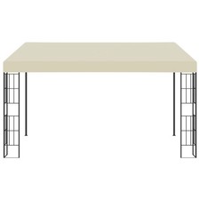 Gazebo a Parete 3x4 m Crema in