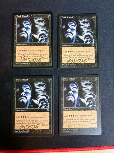 Mtg magic set dark - dark, ritual