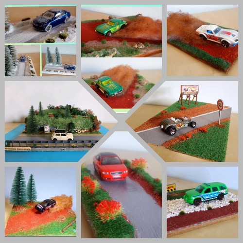 Diorama fatti mano rally - diorama,