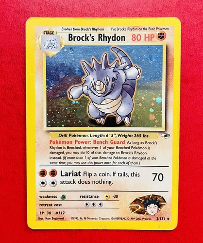 Lotto carte pokemon - carte, brock's