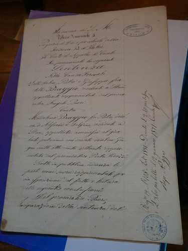 Antico documento notaio di - antico,