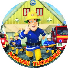 Cialda SAM POMPIERE cialda Torta Ostia o Zucchero Pasticceria NOME 