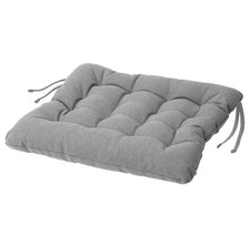 Cuscino Sedia VIPPÄRT  Trapuntato Imbottito 38x38 con Laccetti Colore Grigio