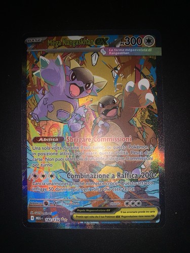 Carta pokémon mega kangaskhan - pokémon,